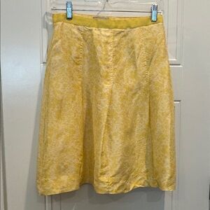 Banana Republic Sunny Yellow A-Line Skirt
